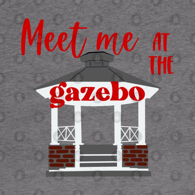 Meet me at the gazebo red by CaffeinatedWhims